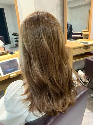 ロング カラー 中川歩 髪質改善 ツヤカラー【横浜】のヘアスタイル