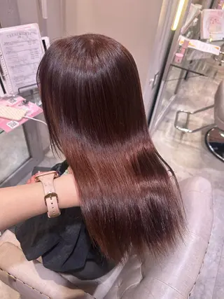 セミロング カラー 🤍ふんわりアイドル カラー🎀Rio🪽のヘアスタイル