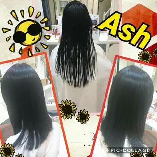 ミディアム 永島 桜のヘアスタイル