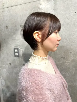 ショート カラー DAIKIベージュ 🍂レイヤーカットのヘアスタイル