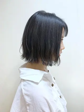 ミディアム 【ボブ/個室サロン】 癒し空間mimuraのヘアスタイル