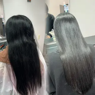ロング パーマ 庄内＊三国baron ANJUのヘアスタイル