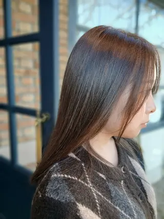 ミディアム Cocolo hair 中島店所属・✨髪質改善✨艶カラー 松本将之進のヘアスタイル