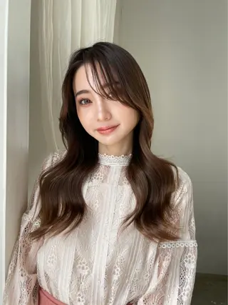 ロング 韓国ヘア🕊村上 ののこ🕊のヘアスタイル