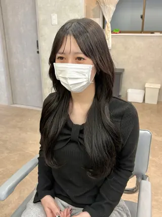 ロング 🧸韓国ヘア/ KURUMI‎‎🤍のヘアスタイル