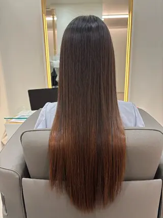 ロング 大西 博のヘアスタイル