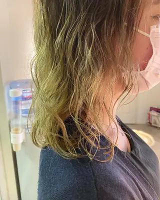 ミディアム パーマ パーマ美容師 hanaのヘアスタイル
