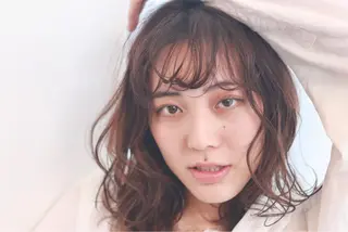 セミロング カラー パーマ ヘアアレンジ 【ツヤ髪美容師】 ツダケイスケのヘアスタイル