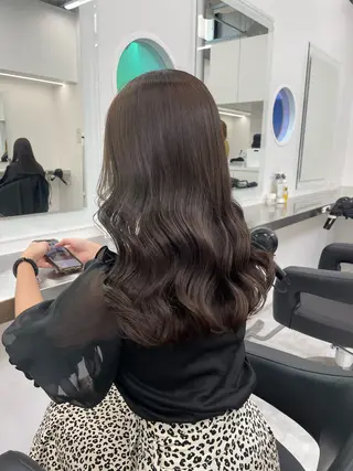 セミロング カラー 韓国トレンドカット カラー🤍しゅうじのヘアスタイル