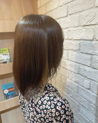 ミディアム カラー レディースカット 募集/今間 海音のヘアスタイル