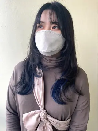 ロング レイヤーカット 🇰🇷SAYAのヘアスタイル