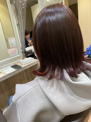 ミディアム カラー ☘️お悩み解決☘️ 岡部恒輝のヘアスタイル