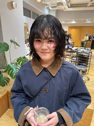 ショート パーマ 大橋 芽衣のヘアスタイル