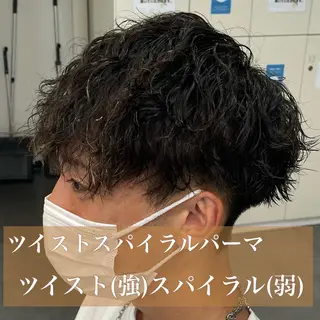 パーマ メンズ 【ニュアンスパーマ】 西岡拓海のヘアスタイル