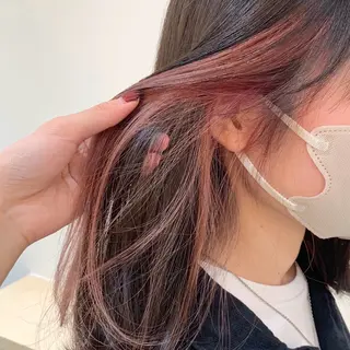 セミロング カラー ヘアアレンジ Say. Reeのヘアスタイル