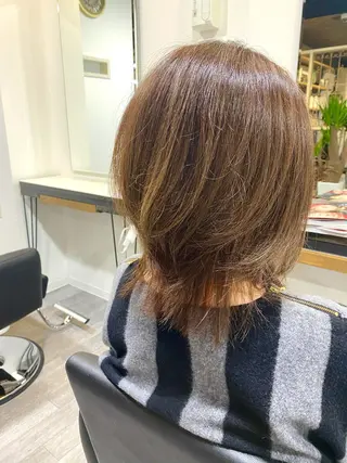 ミディアム カラー 先着1名様限定 カット無料のヘアスタイル