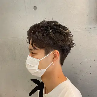 ショート カラー パーマ メンズ 🔥メンズ超特化🔥 青木海斗のヘアスタイル