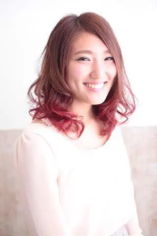 ミディアム カラー swordlief 鶴見店のヘアスタイル