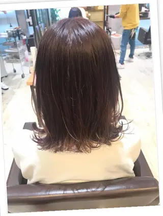 ミディアム カラー パーマ ヘアアレンジ メンズ キッズ ネイル マツエク・マツパ EnBlesS西宮 マンツーマン神道有基のヘアスタイル