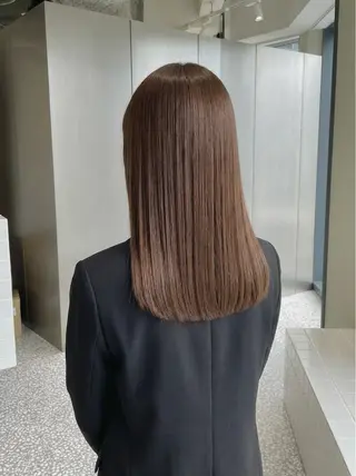 セミロング カラー 梅田/艶カラー/ 髪質改善/イサミのヘアスタイル