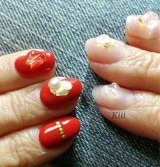 ネイル kiii.__ ✴︎*のネイルデザイン