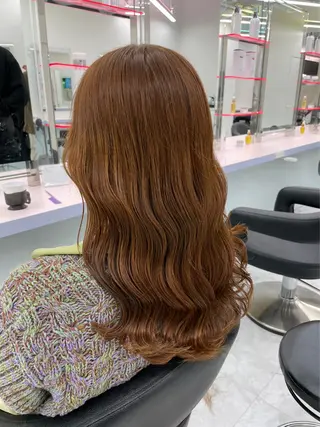 セミロング カラー パーマ ヘアアレンジ メンズ 🤍透明感カラー🤍 似合わせ🤍AINEのヘアスタイル