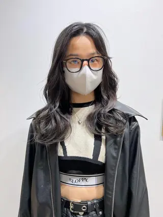 セミロング カラー 縮毛矯正×髪質改善 店長　DAITOのヘアスタイル