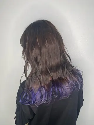 セミロング カラー 美容室 HAKUAのヘアスタイル