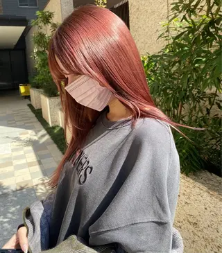 ロング カラー ハイトーン/デザイン hirokiのヘアスタイル