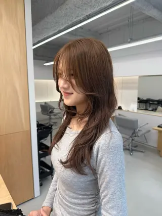 セミロング 🎀 liz🎀のヘアスタイル