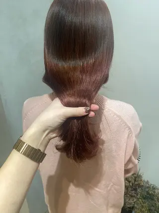 ロング カラー otoha✳︎ くすみ艶カラーのヘアスタイル
