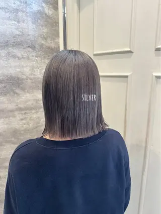 ミディアム カラー 🫟Blanco🫟 Color&Careのヘアスタイル