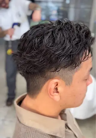 ショート パーマ メンズ メンズ専門サロン wokeのヘアスタイル