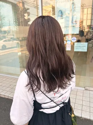 セミロング しんた ようのヘアスタイル