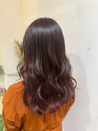 ロング 透明感カラー🧁🩰 🫧仲松良菜🎀のヘアスタイル
