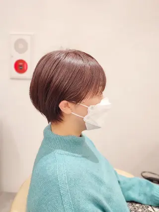 ショート カラー 【似合わせ・レイヤー ・パーマ】海気のヘアスタイル