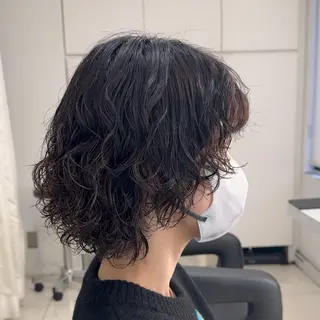 ショート パーマ 【パーマ特化美容師】 ✂️✨飯田哲也のヘアスタイル
