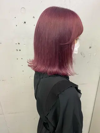 ミディアム カラー 美髪特化✨ 伊織✨縮毛矯正✨のヘアスタイル