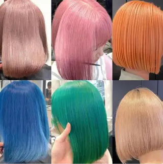 セミロング カラー ヘアアレンジ 🌹TikTok４万 ﾌｫﾛﾜｰ🌹AKIのヘアスタイル