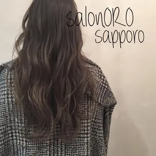 ロング カラー 池田 真由美のヘアスタイル