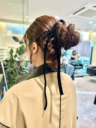 ヘアアレンジ 🎀ヘアセット透明感 /REINA🎀のヘアスタイル