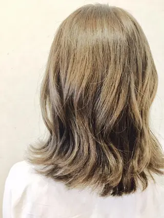 ミディアム カラー TOWA 野村　コウダイのヘアスタイル