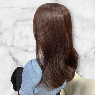 ロング カラー プルシールエクステ/ ハイトーン/ブリーチのヘアスタイル