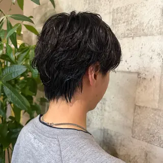 ショート パーマ メンズ 🍒中川葵久美🍒 レイヤー/メンズのヘアスタイル