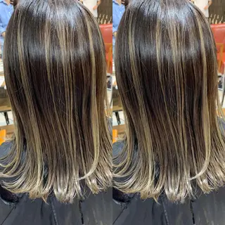 ミディアム hairstudio NOAのヘアスタイル