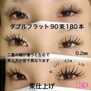 マツエク・マツパ linda lashesのマツエク・マツパデザイン