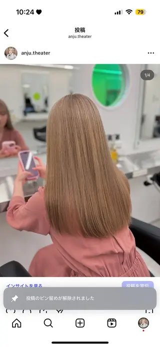 カラー 透ける透明感カラー 🎀anju/渋谷のヘアスタイル