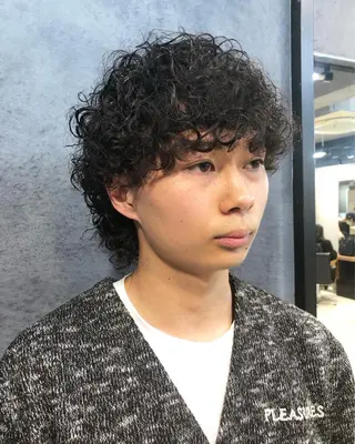 パーマ ヘアアレンジ メンズ メンズ特化✂️栗原 侑也のヘアスタイル