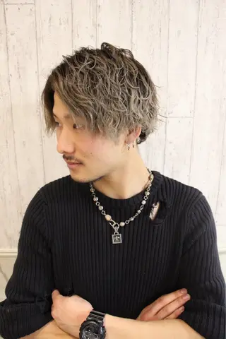 メンズ 新宿/髪質改善 艶カラー👶Renaのヘアスタイル