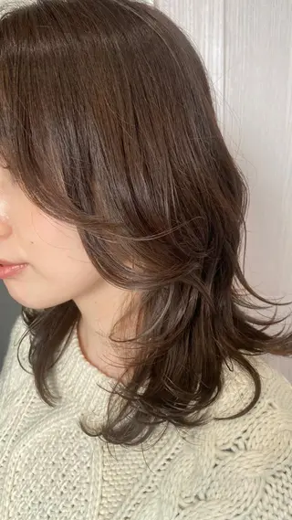 ミディアム カラー Bianca  代表 硲　貴亮【東武練馬】のヘアスタイル